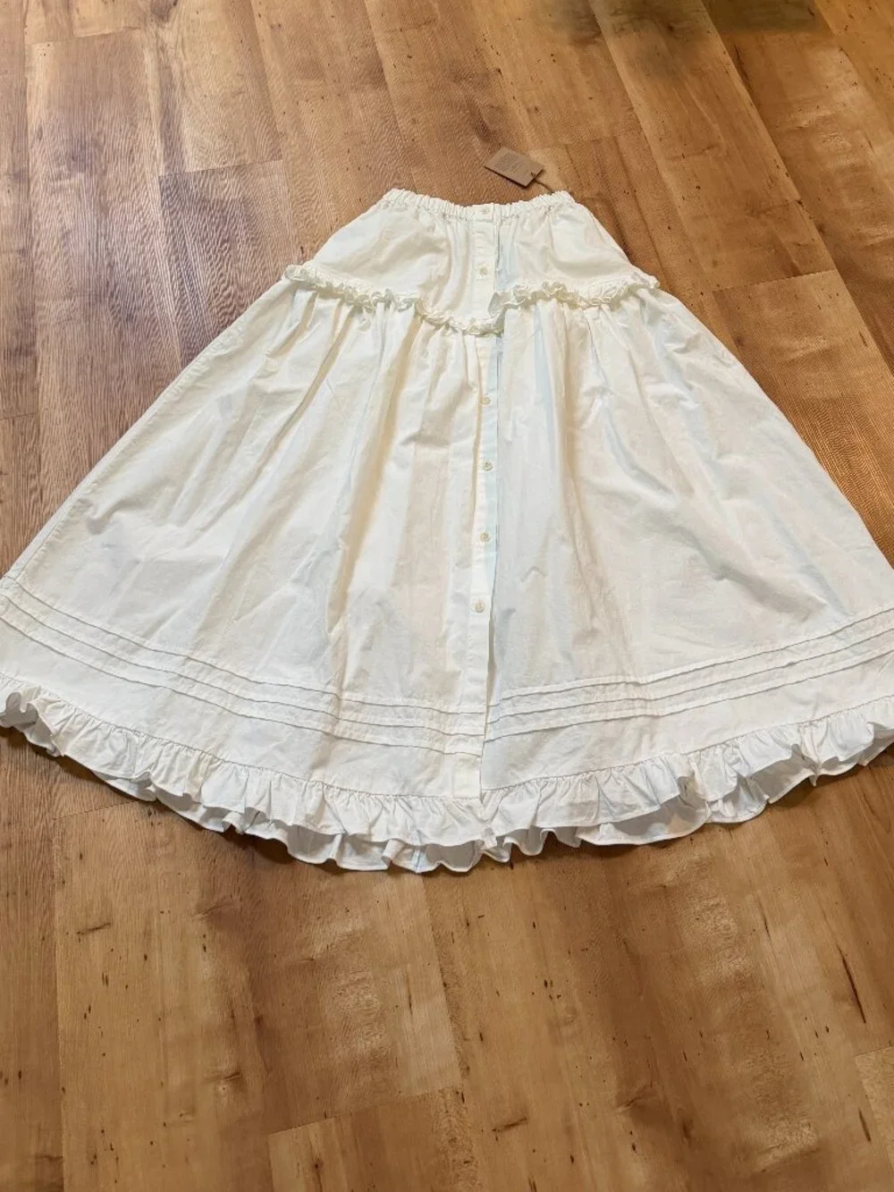 NWT Rudy Jude Pillowcase Skirt in Salt XS - Picture 1 of 4